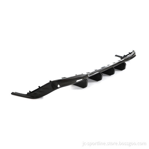 Carbon Fiber Rear Bumper Lip Diffuser for Volkswagen Golf 8 MK8 R 2021+